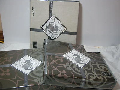 Waterford Rosemarie Cortinas Paneles 2 (50x84) + Juego de 2 Corbatas y Cenefas - Cacao NUEVO Foto 1 de 4