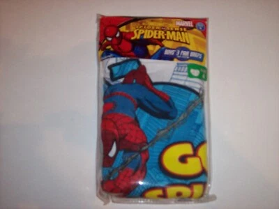 Spider-man Ropa Interior Calzoncillos Niños 3 Calzoncillos 4 Marvel Algodón Spider Sense Nuevo Foto 1 de 2