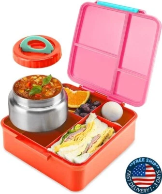 Fiambrera Bento para niños con sopa termo de 8 oz, fiambreras herméticas. nuevo. Foto 1 de 4