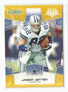 Score Super Bowl 2008 oro Dallas Cowboys Jason Witten #80 - Imagen 1 de 1