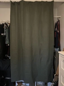IKEA New ROSENMANDEL Block-out curtains 1 pair dark green 135x250 cm As-is - Picture 1 of 4