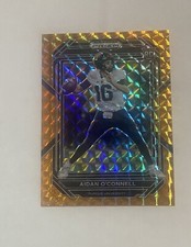 2023 Panini Prizm Draft Picks Aidan O’Connell Orange Finite 23/39 #108 Rookie