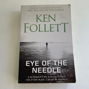 Ken Follett: Eye of the Needle (Lg PB) Suspense Thriller WWII - Picture 1 of 8