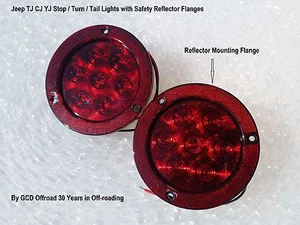 2 x 4" LED TAIL LIGHTS - Picture 1 of 6