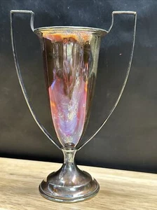 Vintage Sterling Silver Trophy Anniversary Cup Chalice - Picture 1 of 10