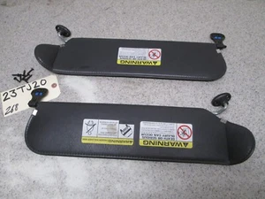 97-02 JEEP WRANGLER SUNVISOR SET with CLIPS (Left AND Right) Driver Passenger - Picture 1 of 2