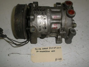 1994-1995 DODGE PICKUP 5.2-L A/C COMPRESSOR (K-47) - Bild 1 von 4