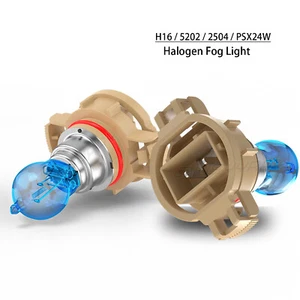 For Jeep Wrangler JK 2018 3.6L 2504 PSX24W White 5000K Halogen Fog Light Bulbs - Picture 1 of 10