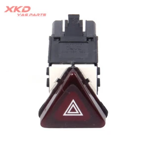 Dark Red Hazard Warning Flash Switch Button For VW Jetta Golf MK5 GTI Rabbit - Picture 1 of 7