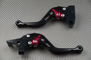 2006-2016 Triumph Bonneville SE T100 CNC Black Brake & Clutch Levers Pair Short Brake & Clutch - Picture 1 of 10