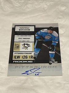 2010-11 Panini Playoff Contenders Ticket Eric Tangradi #157 Rookie Auto RC