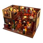 Miniature Dollhouse Kits with Dustproof Cover for Adults Ages 7 Years Old up