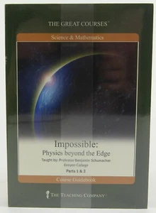 Impossible: Physics Beyond the Edge NEW in wrap Teaching Co. 4-DVD Set + Book - Imagen 1 de 3