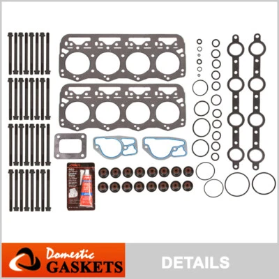 Se adapta a 94-03 Ford F250 F350 E450 E550 7.3 Diesel OHV Junta Junta Juego de pernos Foto 1 de 4
