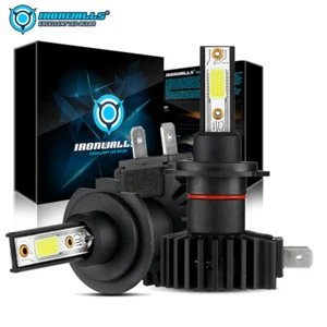 H7 LED Headlight Bulb Kit High/Low Beam 1200000LM Super Bright 6000K Super White - Picture 1 of 12