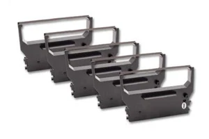 5x Ruban Couleur pour Star Micronics MP 323 S-24 SCD 400 SP 310 Series SP 300 Noir - Photo 1/1