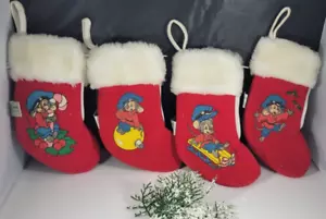 Vintage 1986 An American Tale Christmas Stockings McDonalds Sears Fievel Lot - Bild 1 von 18