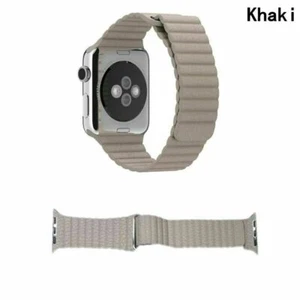 Magnetic Leather Loop Strap Watch Band For Apple Watch Band Series 9 8 7 41 45mm - Picture 1 of 37
