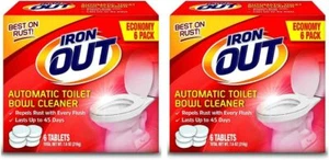 Iron Out Automatic Toilet Bowl Cleaner Tablets, 12 Tablets - Picture 1 of 7