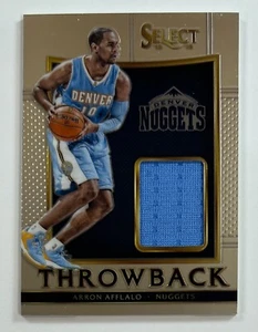 2016 Panini Select #49 Arron Afflalo Throwback Relic Card AR86 - Picture 1 of 2