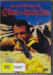 40 Guns To Apache Pass DVD Audie Murphy New and Sealed Australian Release - Picture 1 of 1