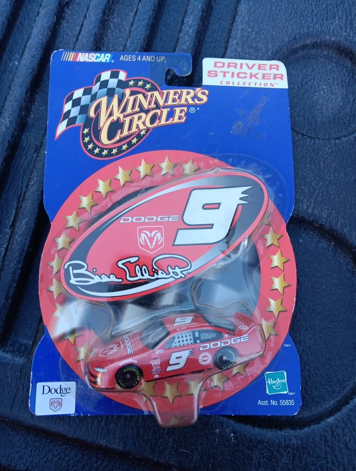 Bill Elliott Winners круг литая под давлением коллекция стикеров для водителя Nascar - Изображение 1 из 1