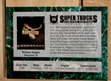 CAT SCALE COLLECTORS SUPER TRUCKS LIMITED EDITION SERIES 2 TRADING CARD #24