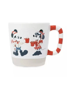 Disney Walt's Holiday Lodge Mickey Minnie and Friends Christmas Coffee Mug New - Picture 1 of 3