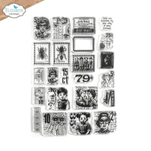Elizabeth Craft Clear Stamps - Postage 1 - Picture 1 of 2