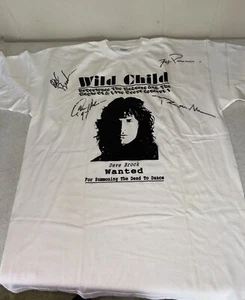 WILD CHILD - Doors Tribute Band Signed Vintage T Shirt XL - Picture 1 of 7