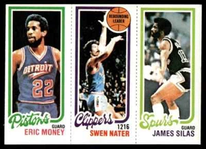 1980-81 Topps James Silas/Swen Nater/Eric Money #213/215/90 - Picture 1 of 2