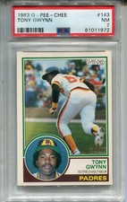 1983 O-Pee-Chee #143 Tony Gwynn Rookie PSA 7 NM San Diego Padres