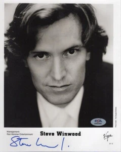 Steve Winwood Signed Full Autograph 8x10 Virgin Promo Photo PSA/DNA TRAFFIC - Picture 1 of 1