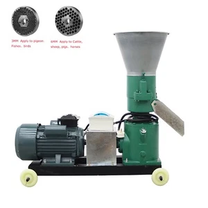 Animal Feed Pellet Mill Machine with 3MM&6MM Plate Output 150kg/h 220V 2 Head - Picture 1 of 24