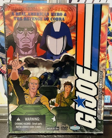 2003 - G.I. Joe: Rhino DVD Box Set with Snake Eyes Figure Factory Sealed Cover