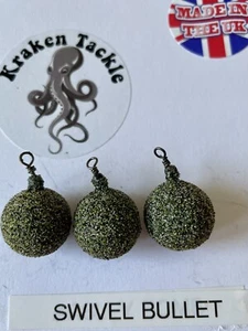 1/2oz BALL LEAD SWIVEL BALL LEADS FOR PIKE , PERCH, CHUB FISHING WEIGHTS FISHING - Picture 1 of 1