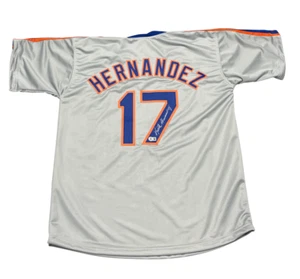 Keith Hernandez Signed New York Mets Custom Jersey Beckett Witness BAS COA - Picture 1 of 3