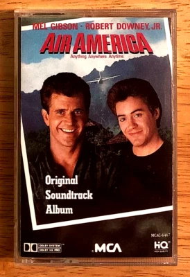 AIR AMERICA SOUNDTRACK (1990) CASSETTE TAPE—AEROSMITH/STEELY DAN/EDGAR WINTER—VG Foto 1 de 2