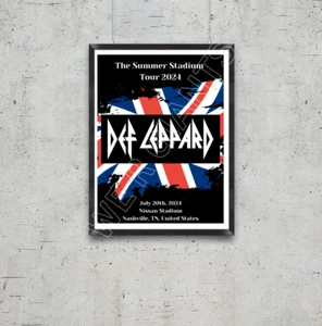 Póster Def Leppard The Summer Stadium Tour Nashville, TN - 18" x 24", 24" x 36" - Imagen 1 de 2
