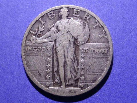1923 Standing Liberty Quarter Fine Cover