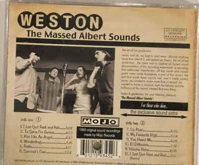 WESTON - Massed Albert Sounds CD 2000 Mojo Records – 012159345-2 [PROMO] - Image 1 of 3
