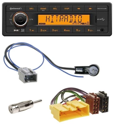 Continental 1DIN DAB MP3 AUX USB Autoradio für Mazda 2 (DY, 2003-2007) - Bild 1 von 4