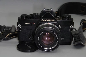 Olympus OM-2N 35mm SLR + Zuiko 50mm f/1.8 Lens – Tested & New Batteries - Picture 1 of 7