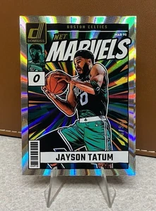 Jayson Tatum 2024-25 Panini Donruss Net Marvels Silver Holo Laser /99 Celtics - Foto 1 di 3