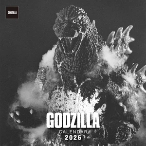 Hagoromo Godzilla Toho 2026 Wall Calendar CL26-0039 60x30cm 28 Pages  - Picture 1 of 1