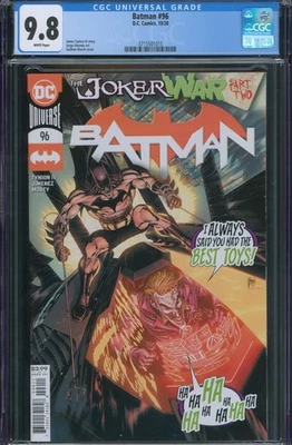 Batman #96 CGC 9.8 1st Appearance of Clownhunter DC 2020 Cover A White Pages WP - Image 1 of 3