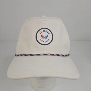 SECESSION Golf Club Hat Cap White Performance Flag Logo Imperial Rope Snapback - Picture 1 of 8