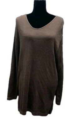 Suéter informal elástico ceñido largo túnica talla mediana Carole Little para mujer de colección Foto 1 de 4