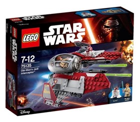 LEGO STAR WARS 75135 Obi-Wan Jedi Interceptor Complete Retired Set/Revenge Sith