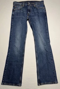 Levi’s 527 Bootcut Jeans Men’s Blue Denim Low Rise Stretch Classic Fit 33x34 - Picture 1 of 8